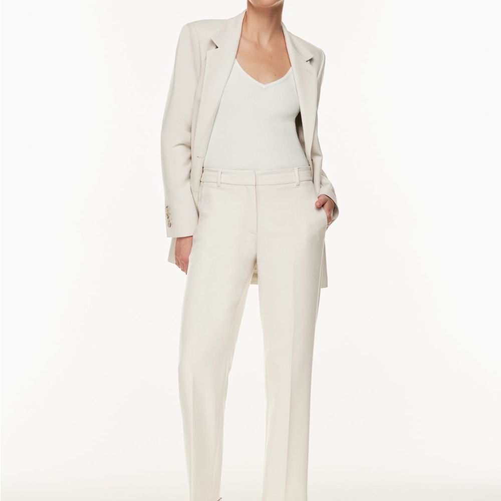 Aritzia babaton command pant 16 Matte Pearl